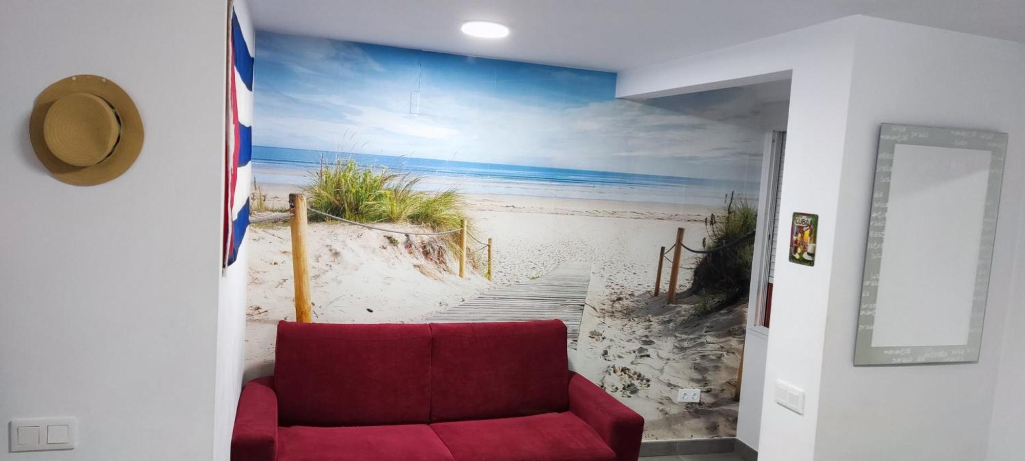 El Rinconcito Cubano En La Playa Apartamento Almería Exterior foto